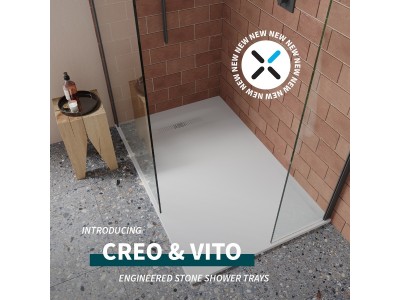 INTRODUCING CREO and VITO – our brand new shower trays!