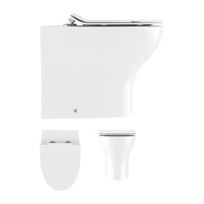 Kai Back to Wall Toilet with Soft Close Seat