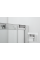 Clear 6 Bi-fold Door & Side Panel Silver