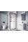 Clear 6 Bi-fold Door & Side Panel Matt Black