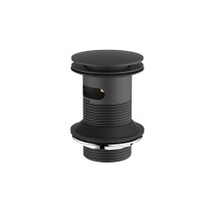 Hoxton Slotted Basin Waste Matt Black