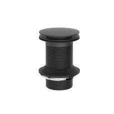 Hoxton Unslotted Basin Waste Matt Black