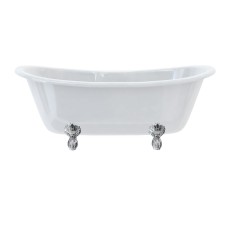 Bateau Double Ended Bath with Luxury Feet (сhrome claw legs)
