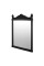 Black Aluminium Frame Mirror