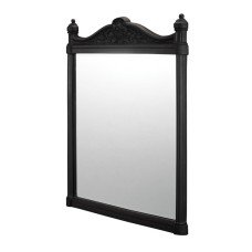Melns alumīnija rāmja spogulis