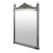 Brushed Aluminium Frame Mirror