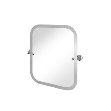 Rectangular Swivel Mirror with Curved Corners