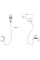 Riviera Shower valve with diverter with fixed 9 inch AirBurst Shower Rose with straight shower arm