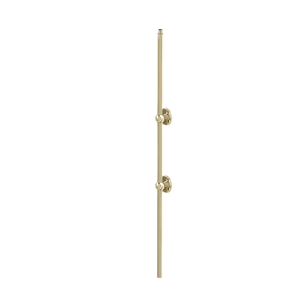 Extended vertical riser (with two adjustable vertical riser wall brackets)