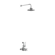 Avon Thermostatic Exposed Shower Valve Single Outlet with Fixed Shower Arm & Rose