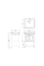 Riviera 580mm Vanity Unit with Riviera 580mm Square Basin - Matt Pink