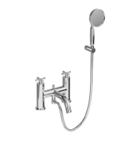 Riviera Bath Shower Mixer with Handset and Hose kit