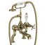 Claremont vannas/dušas maisītājs, montējams uz vannas malas, zelts