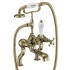 Claremont Bath Shower Mixer Deck Mounted, Gold