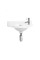 Small 505mm Curved Front Cloakroom Basin