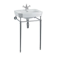 Victorian 560mm Basin with Chrome Basin Stand