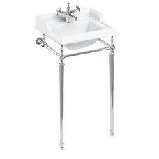 Classic 510mm Basin with Chrome Washstand