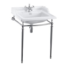 Classic 650mm Basin with Chrome Washstand