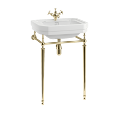Victorian 560mm Basin with Gold Basin Stand