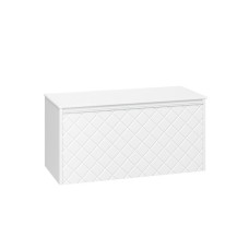 Vergo 1000 Single Drawer Unit with Polar White Worktop