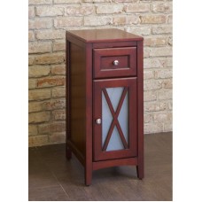 Single door base unit 844 х 498 х 360 mm matt mahogany