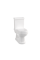 Riviera Close-coupled Full Back-to-wall Pan, Cistern and Riviera WC seat soft-close - White