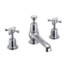 Claremont 3 Tap Hole Mixer with Pop-up Waste