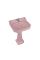 Bespoke Confetti Pink Edwardian 560mm Basin with Standard Pedestal