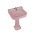 Ekskluzīva Confetti Pink Edwardian 560 mm izlietne un klasisks pjedestāls