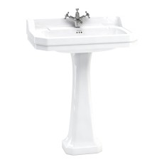 Edwardian 800mm Basin with Classic pedestal