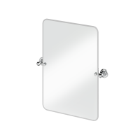 Taisnstūra spogulis 450 x 650 x 5 mm ar 1850 stiprinājumu