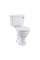 Monobloka tualetes pods bez apmales ar 440mm cisternu ar poda vāku ar lēnās aizvēršanas mehānismu balta krāsa, keramikas WC slazds ar horizontālo izvadu, tualetes birstes turētājs un tualetes ruļļu turētājs (hroms)