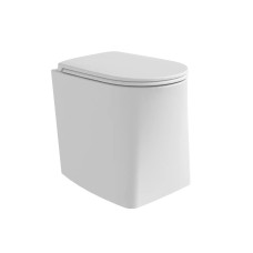 The Arbor Back to Wall Toilet Rimless & Soft Close Toilet Seat - White Matt 