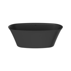 The Asher Freestanding Bath Integrated Overflow 1700 Black Matt 