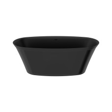 The Asher Freestanding Bath Integrated Overflow 1700 Black Gloss