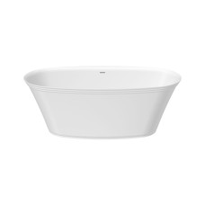 The Asher Freestanding Bath Integrated Overflow 1700 White Gloss