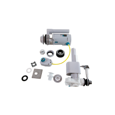 Pilns furnitūras komplekts augsta līmeņa WC skalošanas tvertnei, izņemot skalošanas vilkmi (stieni)