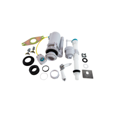 Pilnībā aprīkota skalošanas tvertnes furnitūra, ieskaitot keramikas skalošanas sviru C1/C3