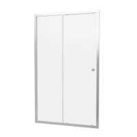 Hoxton 6 bīdāmās durvis (vienas durvis), hroms