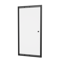 Hoxton 6 salokāmās durvis, matēti melnas