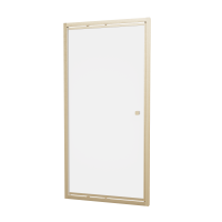 Hoxton 6 salokāmās durvis, slīpēts misiņš