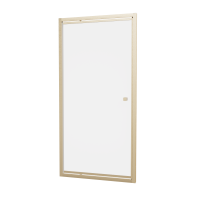 Hoxton 6 šarnīra durvis, slīpēts misiņš