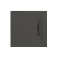 Vito kvadrātveida dušas paliktnis 900x900 25 mm Matēts pelēks