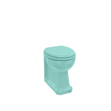 Pēc pasūtījuma izgatavots «Cosmic Green» krāsā pie sienas stiprināms tualetes pods