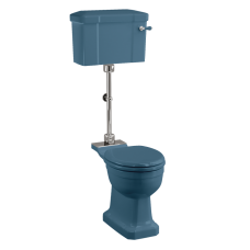 Pēc pasūtījuma izgatavots "Alaska Blue" standarta vidēja līmeņa tualetes pods ar 520 mm sviras tipa cisternu