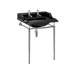 Ekskluzīva Jet Classic 650 mm izlietne ar hromētu statīvu