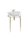 Victorian 560 mm izlietne ar zelta statīvu