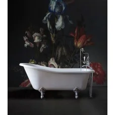 Harewood Slipper vanna (170 cm x 73 cm) ar standarta kājām (tradicionālais hromēto kāju komplekts)