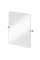 Taisnstūra spogulis 650 x 850 x 5 mm ar 1909 stiprinājumu