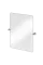 Taisnstūra spogulis 650 x 850 x 5 mm ar 1850 stiprinājumu